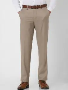 Van Heusen Men  Textured Regular Fit Trousers