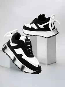 Bxxy Men Running  Lace-Ups Non-Marking Shoes