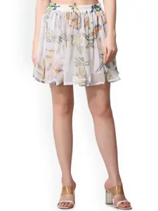 Moda Rapido Women Floral Printed Flared Mini Skirt