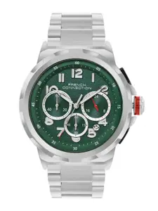 French Connection Men Dial & Stainless Steel Bracelet Style Straps Analogue Watch FCM04NSM