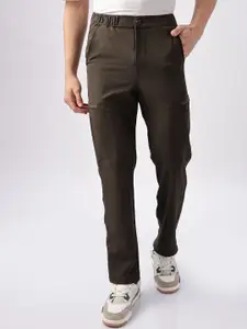 NEVER NEUD Men Relaxed Fit Structured Adventure Cargos Trousers