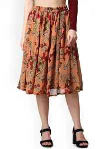 Moda Rapido Women Printed Flared Skirt