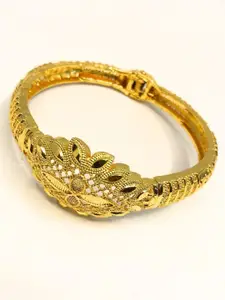 Anouk Gold-Plated Indian Traditional Textured Bangle