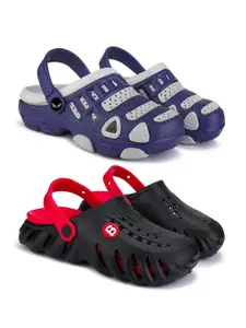 BERSACHE Boy Pack Of 2 Clogs