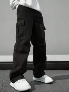 INCLUD Boys Straight Fit Cargos Trousers