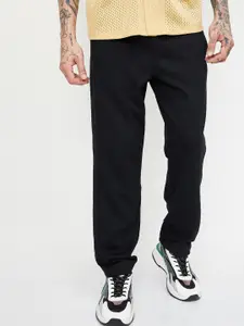 max Men Cotton Mid Rise Track Pants