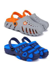 BERSACHE Boys Pack Of 2 Ultra Soft Technology Clogs