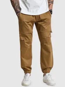 Snitch Men Snitch Khaki Relaxed Fit Cargo Pants