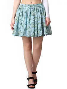Moda Rapido Women Printed Mini Flared Skirt