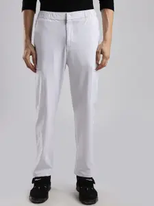 NEVER NEUD Men Relaxed Fit Structured Adventure Cargos Trousers