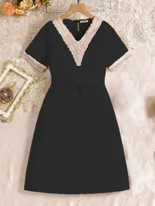 INCLUD Girls V-Neck A-Line Maxi Dress