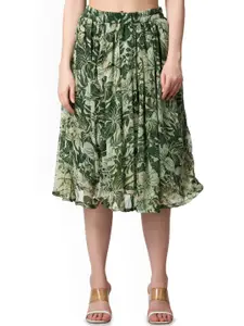 Moda Rapido Women Printed Mini Flared Skirt