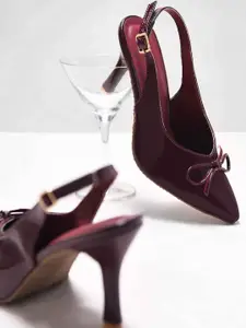 Froh Feet Women Kitten Heel with Buckles