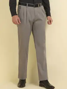Allen Solly Men Pleated Trousers