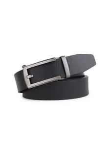 The Roadster Lifestyle Co Men Leather Textured Formal Belts