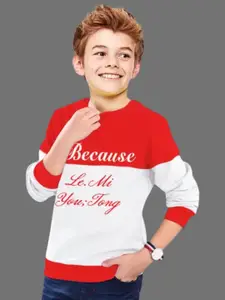 ATLANS Boys Colourblocked Casual Sweatshirt