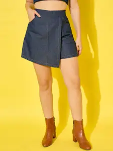 DIMPY GARMENTS Women High Waist Skorts Mini Skirt