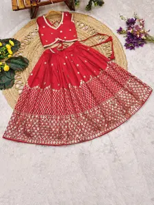 BAESD Girls Embellished Lengha Choli