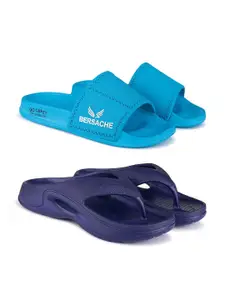 BERSACHE Men Pack of 2 Flip Flops