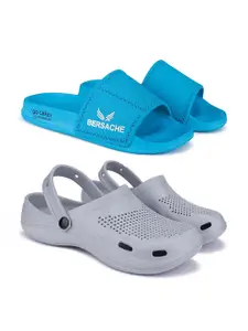 BERSACHE Men Pack Of 2 Flip Flops