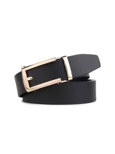 The Roadster Lifestyle Co Men Leather Textured Formal Belts