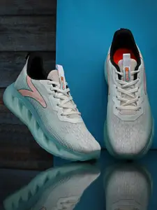 Action Men Lace-Ups Mesh Running Non-Marking Shoes