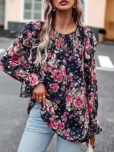 all about you Women Floral Printed A-Line Top