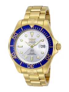 Invicta Men Dial & Stainless Steel Bracelet Style Straps Analogue Automatic Watch 13872