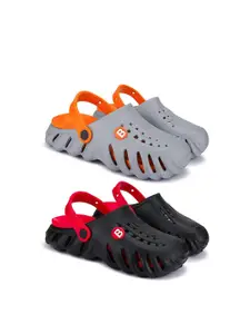 BERSACHE Boys Pack Of 2 Clogs