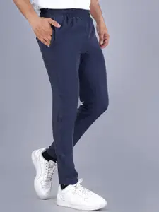 SLF INDIA Men Slim-Fit Mid-Rise Track Pant