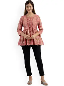 DMP FASHION Ethnic Motifs Printed Cotton kurti
