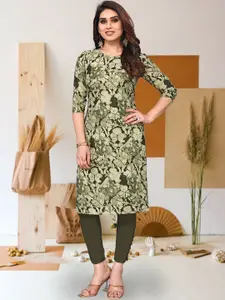 KETAKI FASHION Floral Printed Straight Kurta