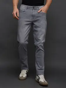 GIORDANO Men Mid-Rise Clean Slim Fit Light Fade Stretchable Jeans