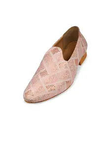 TANNY SHOES Men Textured Mojaris