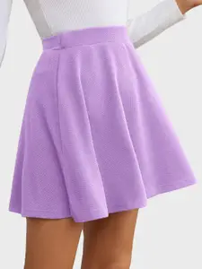 DIMPY GARMENTS Women Flared Mini Skater Skirt