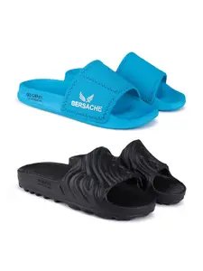 BERSACHE Men Pack Of 2 Ultra Soft Technology Flip Flops
