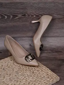 Jove Women Pointed Toe Slim Heeled Pumps