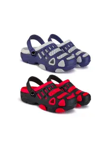 BERSACHE Boys Pack of 2 Casual  Clogs