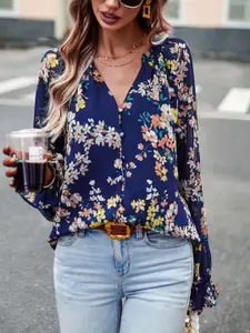 all about you Women Floral Printed Top