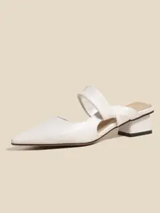 PURPLEHUNT Women Blocked Heeled Pumps