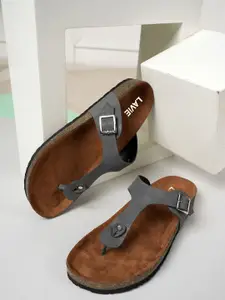 Lavie Women T-Strap Flats With Buckles