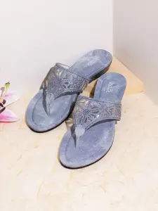 Inc 5 Women Embellished Party T-Strap Flats