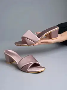 FABBMATE Girls Embellished Open Toe Party Block Sandals