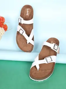 Lavie Women Open Toe Flats with Buckles