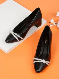 Flat n Heels Women Block Pumps