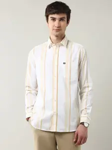 Arrow Sport Men Slim Fit Vertical Striped Cotton Casual Shirt