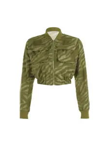 Outzidr Camouflage Printed Shirt & Skirt