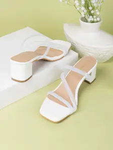 LOUIS STITCH Block Heel Lightweight Sandals