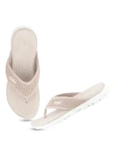 NEOZ Women LEVIREX Self Design Thong Flip-Flops