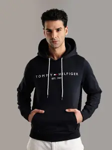 Tommy Hilfiger Men Printed Hooded Sweatshirt